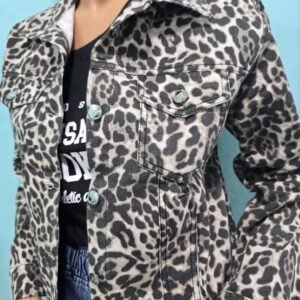Campera Animal Print para Mujer